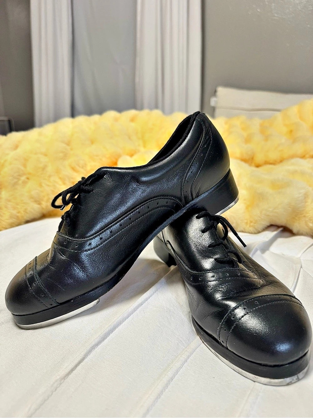 Bloch Jason Samuel Tap Shoes Black US 8 1/2 Worn Handful of Times